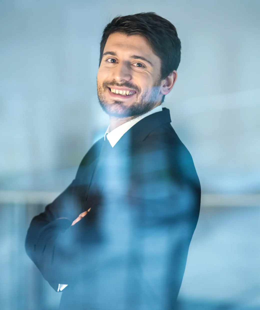 Ejecutivo que brinda soluciones de outsourcing de procesos de negocio o business process outsourcing