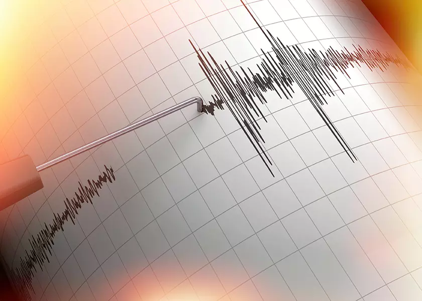 Escala sismológica representando cómo Google y Harvard usarán aprendizaje profundo para poder predecir réplicas de un terremoto.