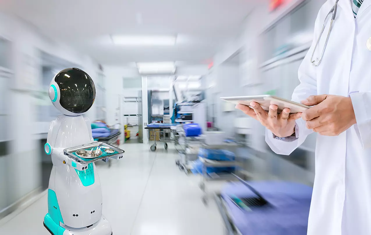 Robots en hospital