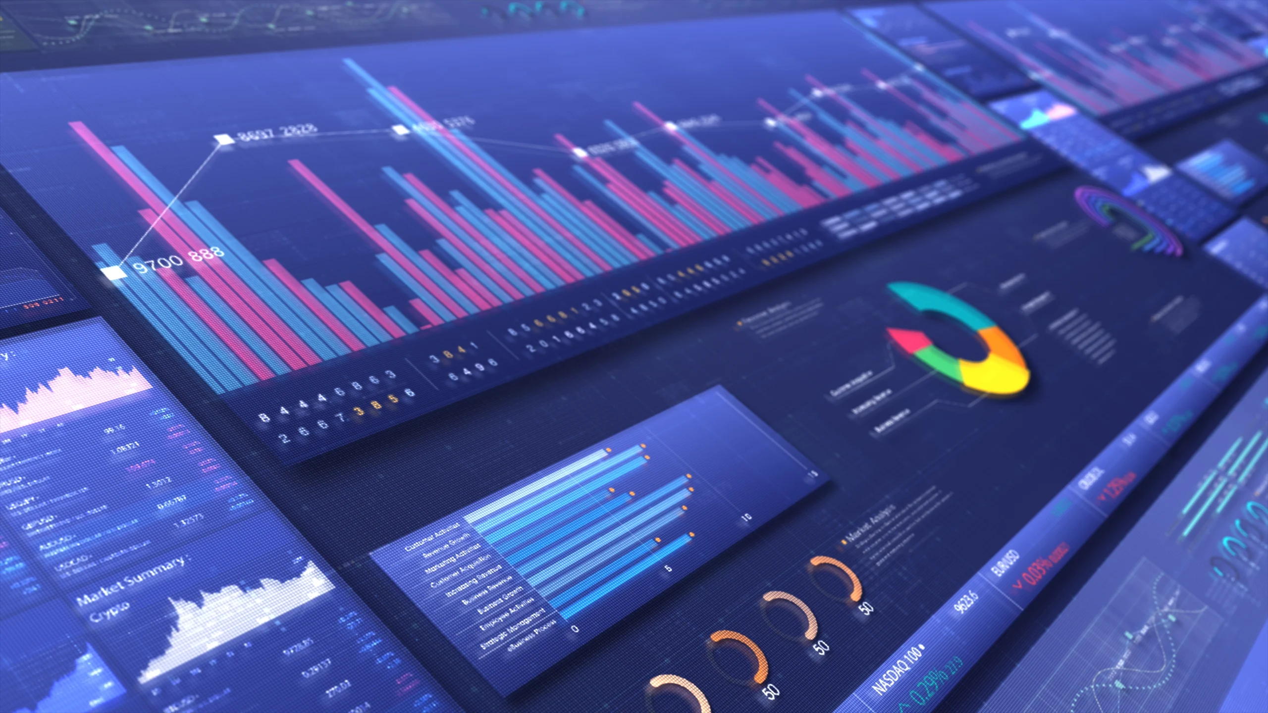 gráficos de análisis de datos que representan splunk